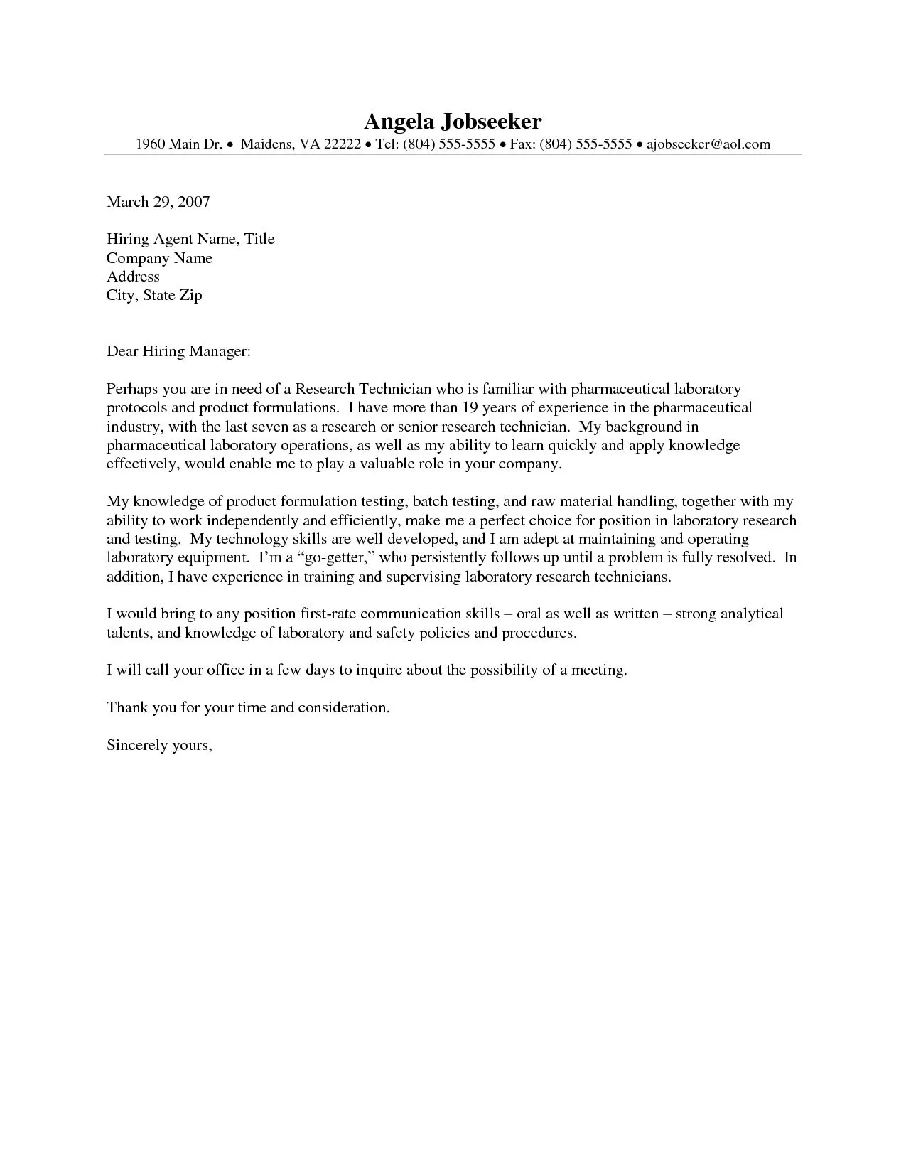 37483 medical receptionist cover letter