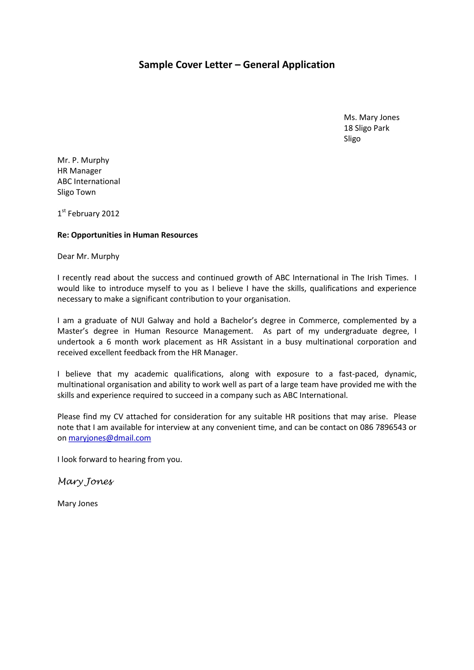 37489 formatting cover letter