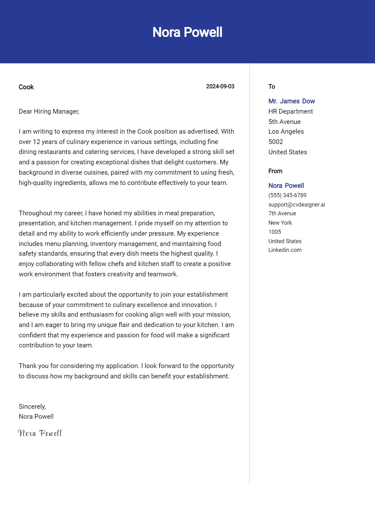 37491 cover letter formatting