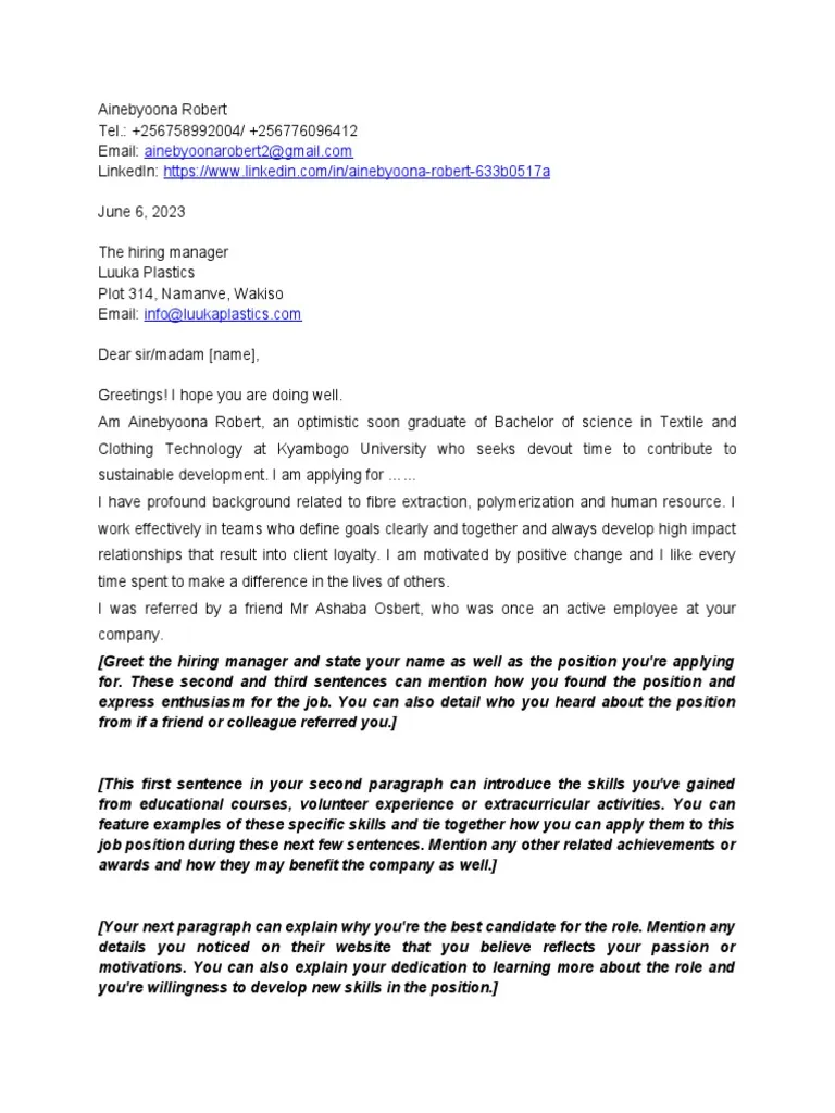 37495 cover letter importance