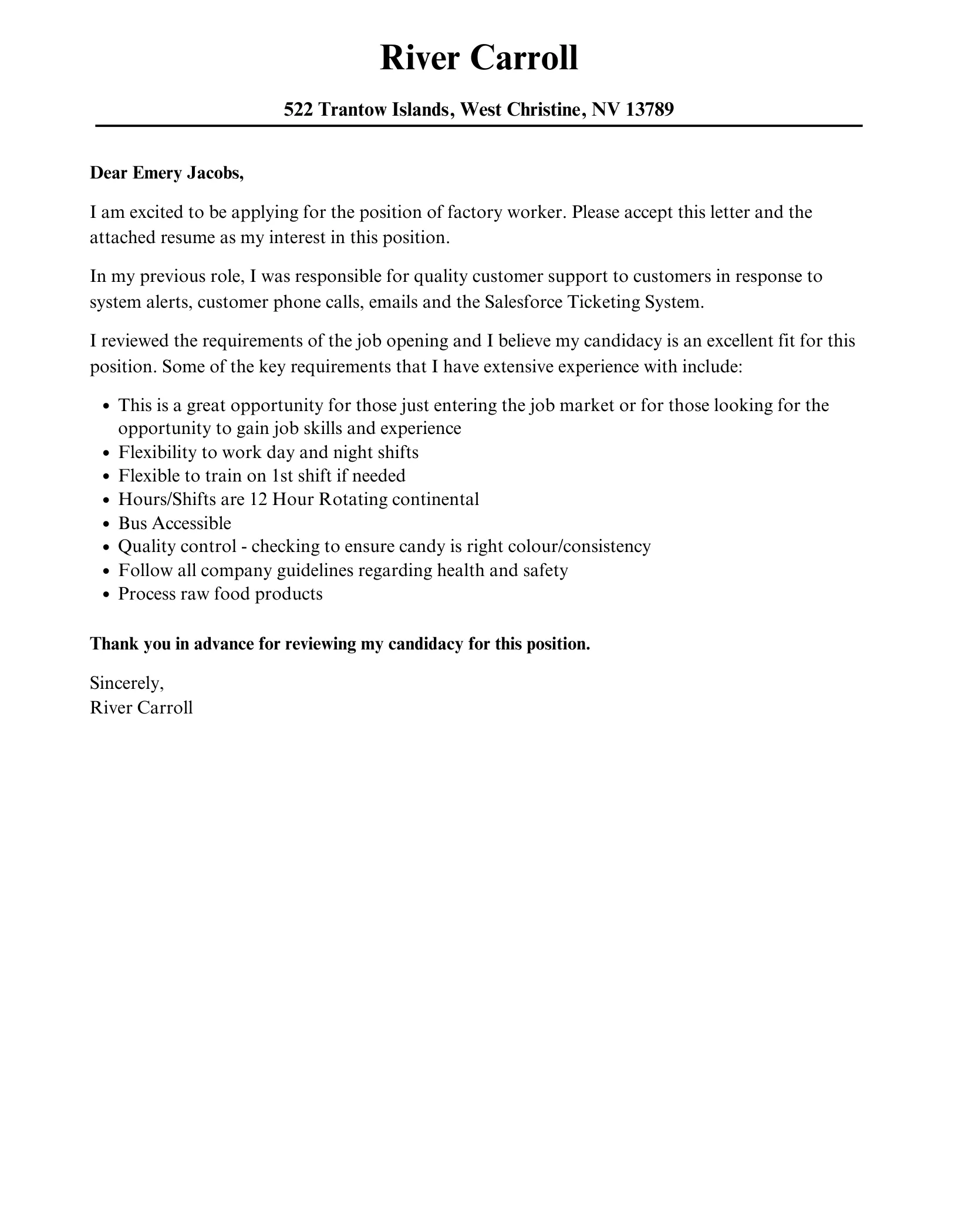 37507 factory worker example