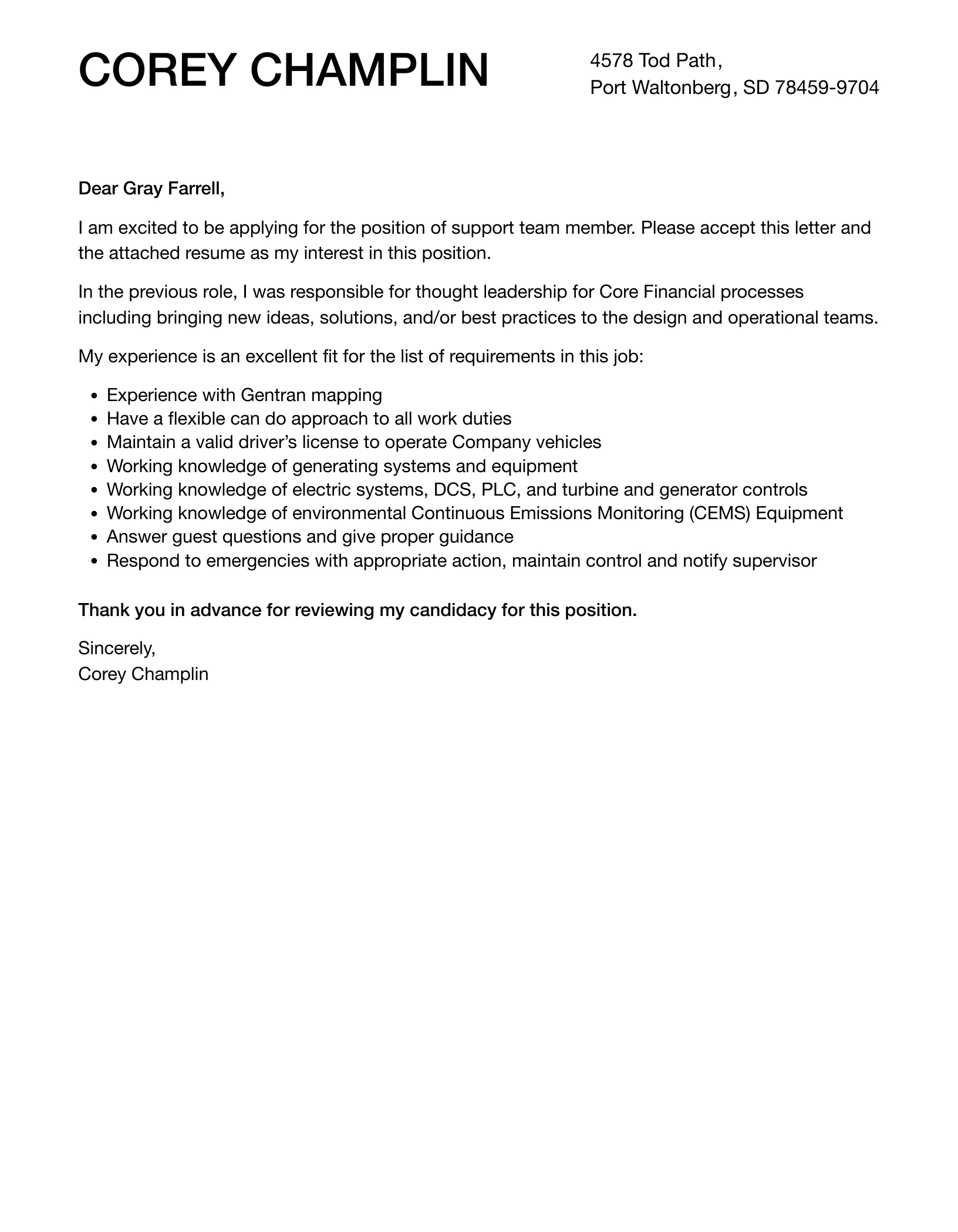 37508 demonstrating company knowledge