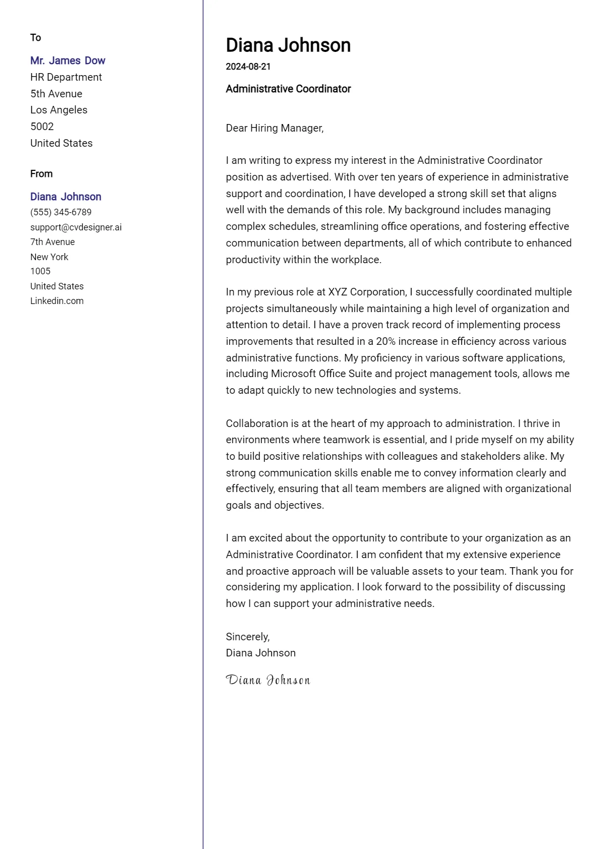 37515 office manager cover letter