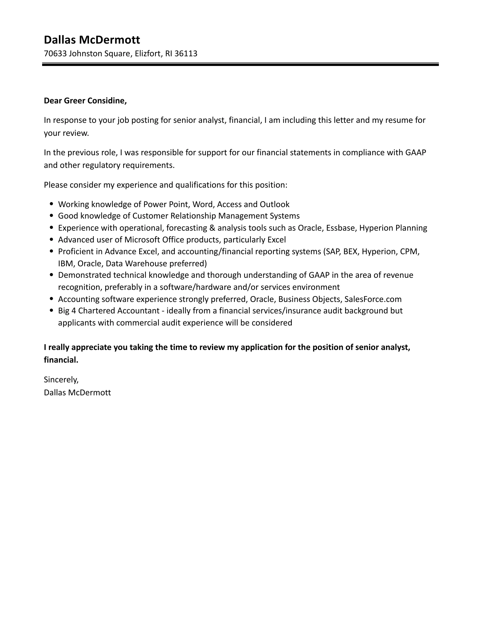 37551 cover letter senior financial analyst 2