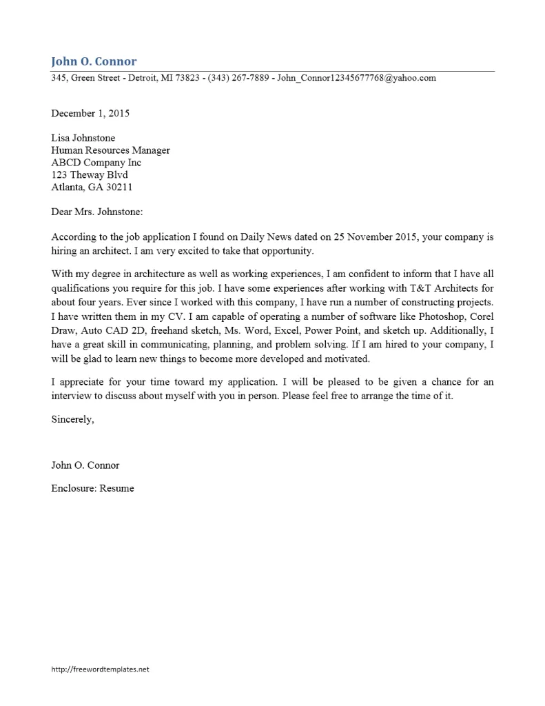 37577 cover letter architect proofreading