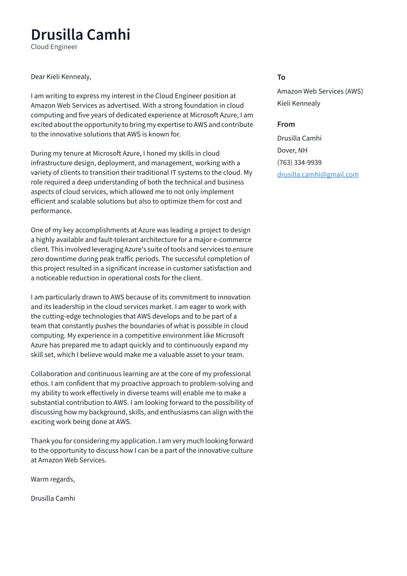 37578 cloud engineer cover letter header