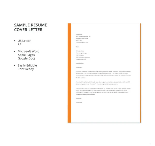 37585 personalized cover letter