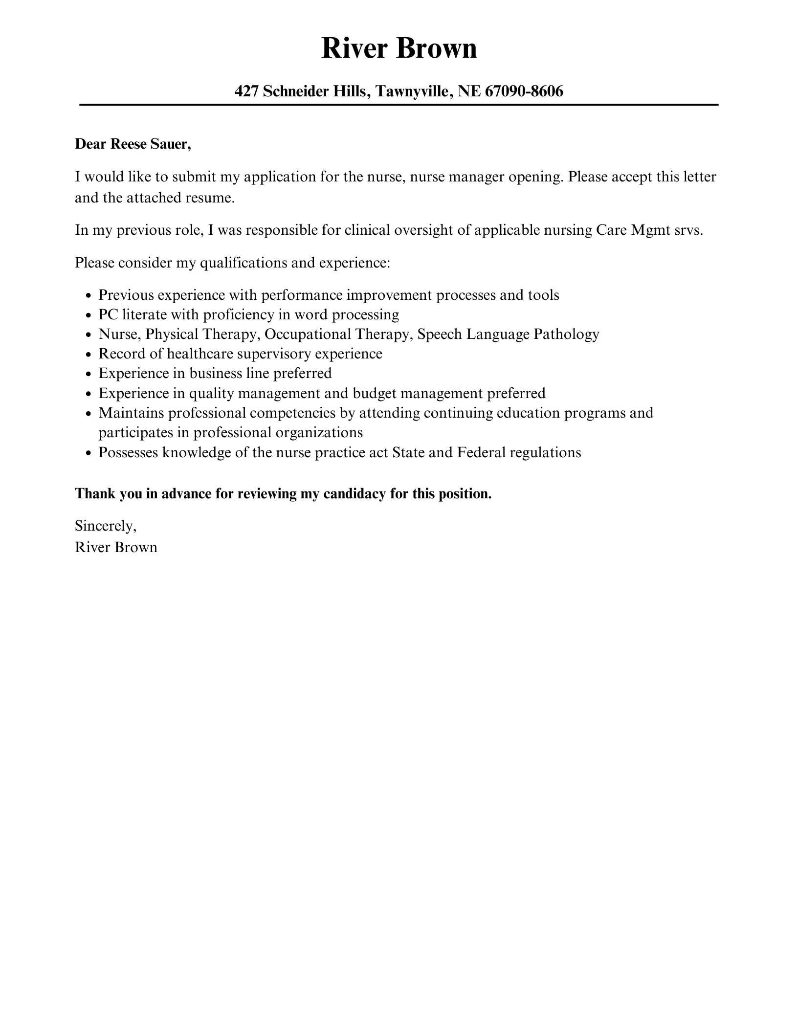 37587 nurse manager skills