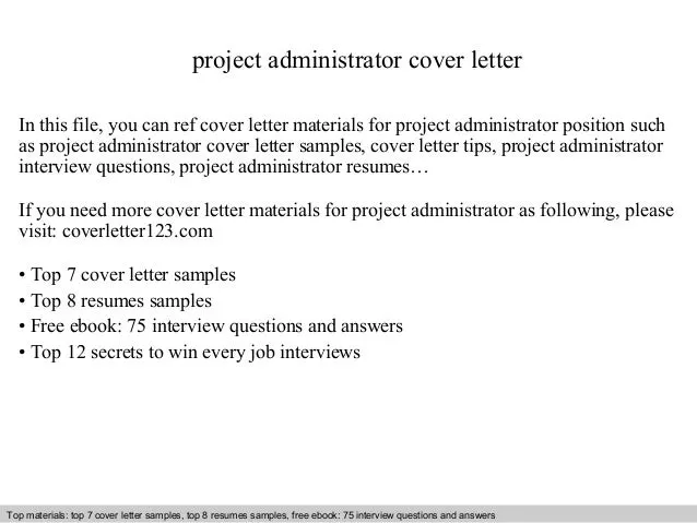37620 project administrator cover letter 3