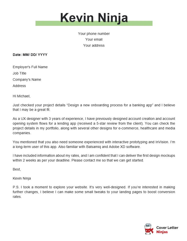 37630 upwork cover letter closing