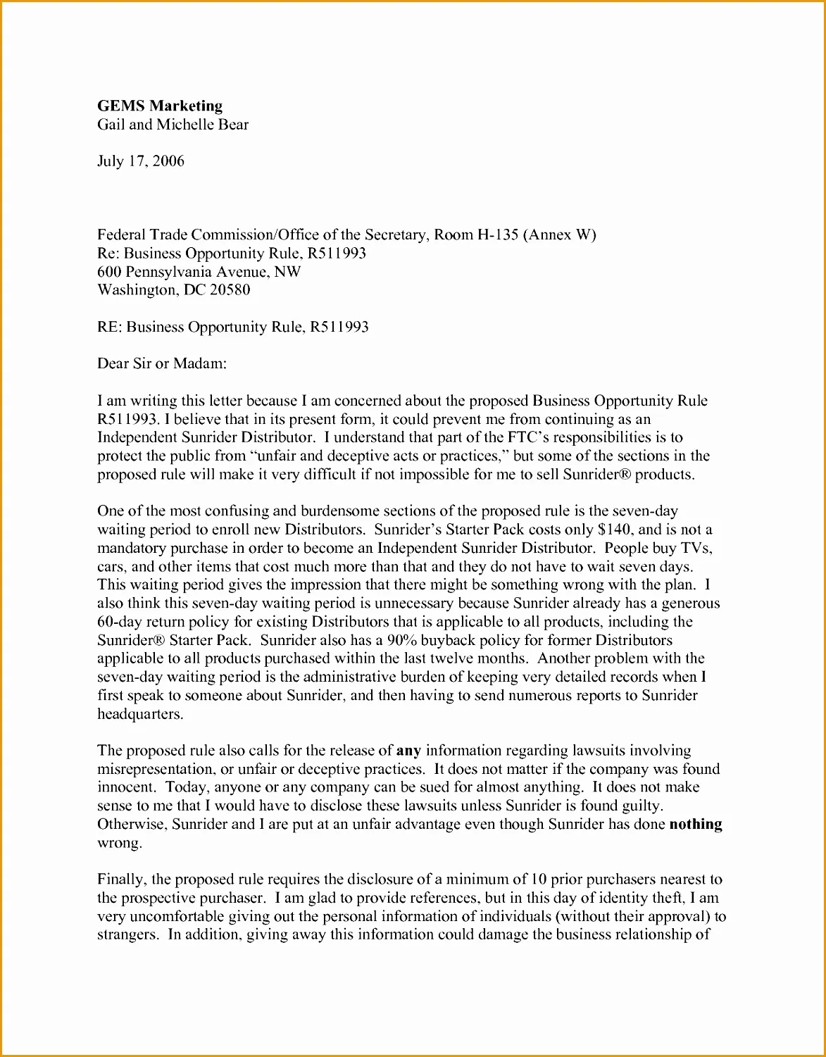 37647 federal cover letter formatting