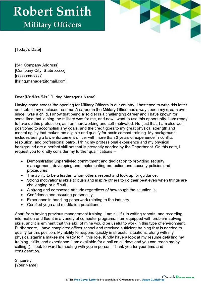 37670 cover letter formatting