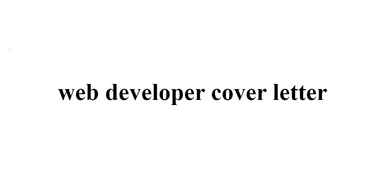 37671 web dev cover letter senior