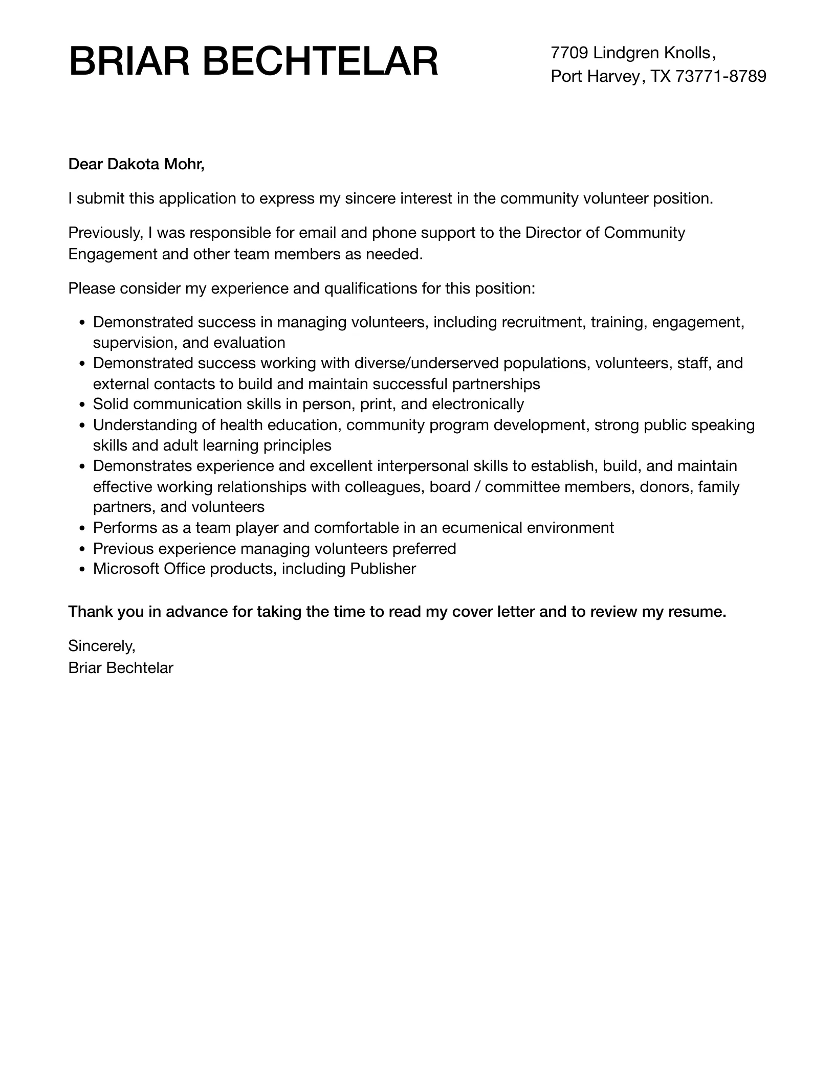 37680 volunteer organization research