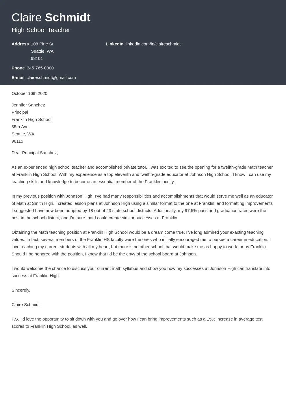 37689 cover letter templates