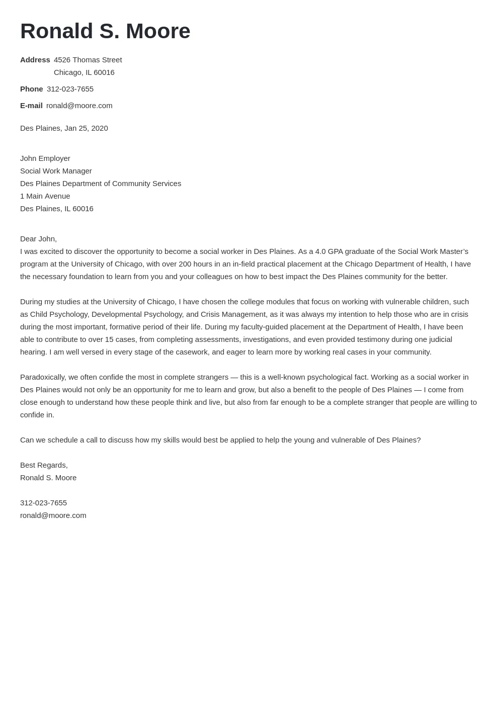 37724 demonstrating passion social work