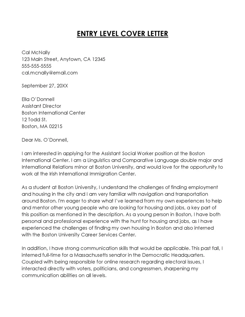 37736 cover letter formatting design