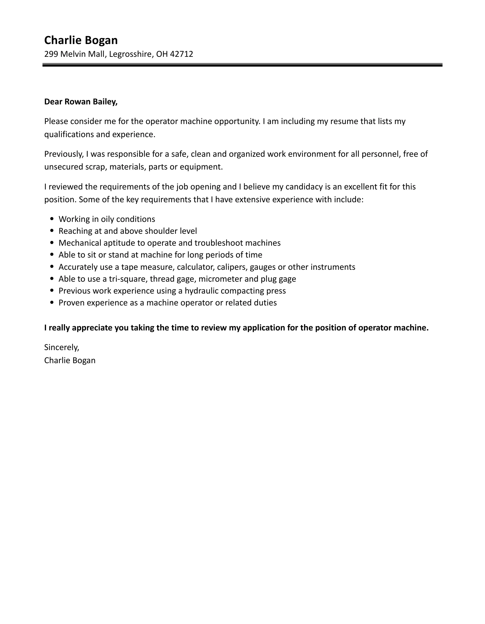 37743 cover letter formatting