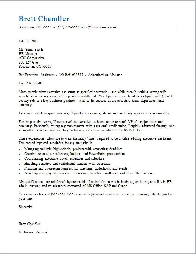 37761 cover letter formatting